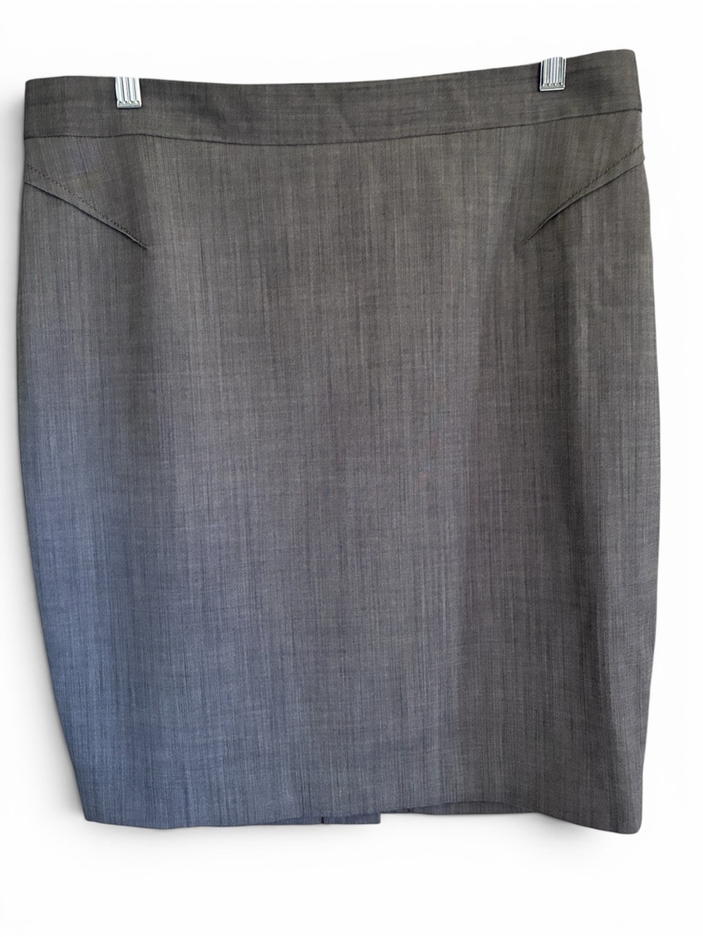 NWOT RACHEL Rachel Roy Capsule Career Office Charcoal Gray Pencil Skirt Sz 12